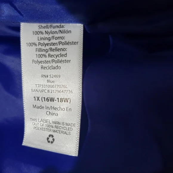 Time and Tru Women's Puffer Puffer Jacket - Picture 8 of 9